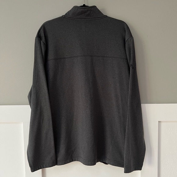 Callaway Men’s Grey Quarter Zip Pullover Golf Sweatshirt - Picture 2 of 5